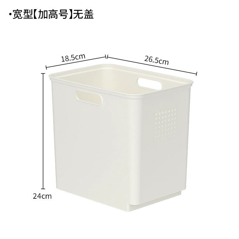 Plastic Storage Basket Box, Stackable Table Storage, Plastic (PP), Multiple Sizes & Lid Options