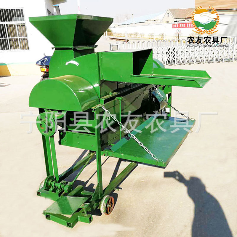 河北玉米脱粒机柴电两用玉米脱粒机黄豆打粒机PTO版高粱脱粒机