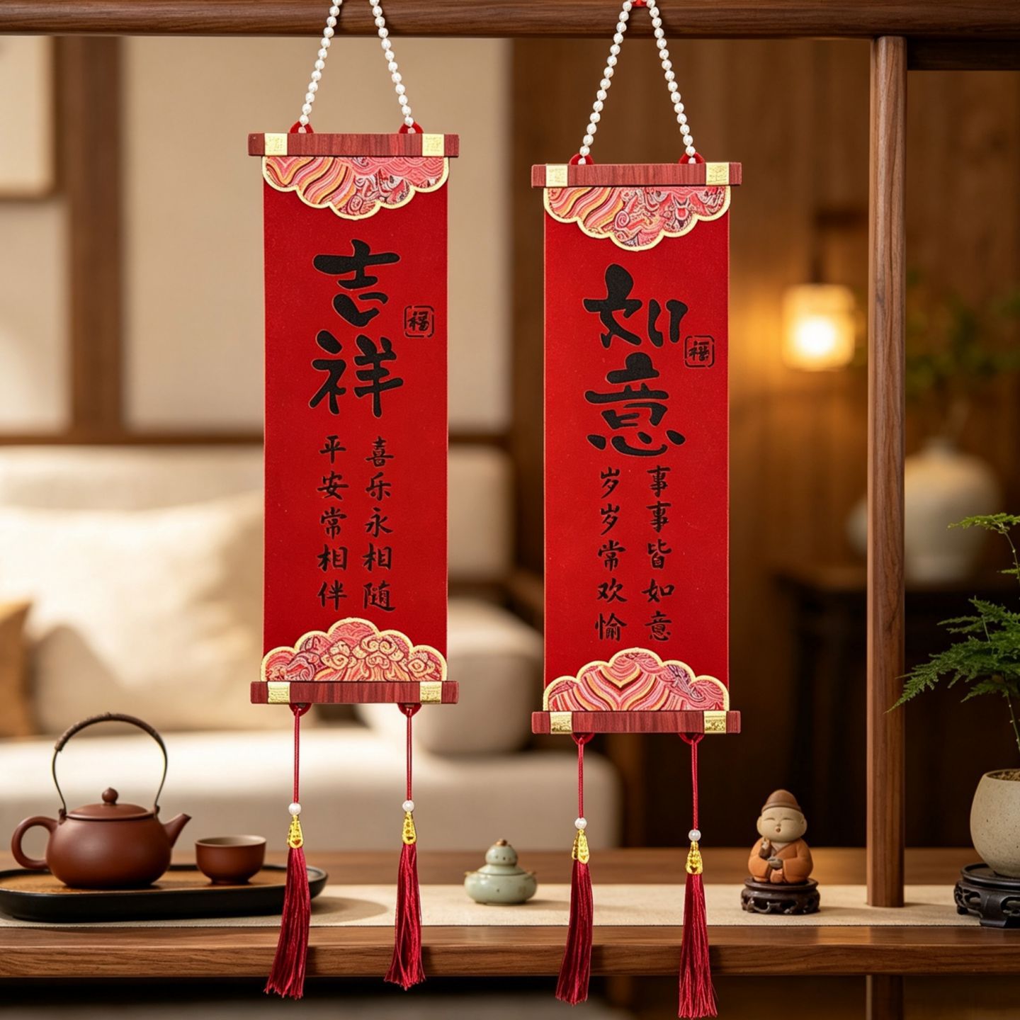 Spring Festival Decorations, New Year Ornaments, 2027 Year of the Goat Decorations, New Year Goods, Hanging Decorations, Popular Items for New Year Stalls