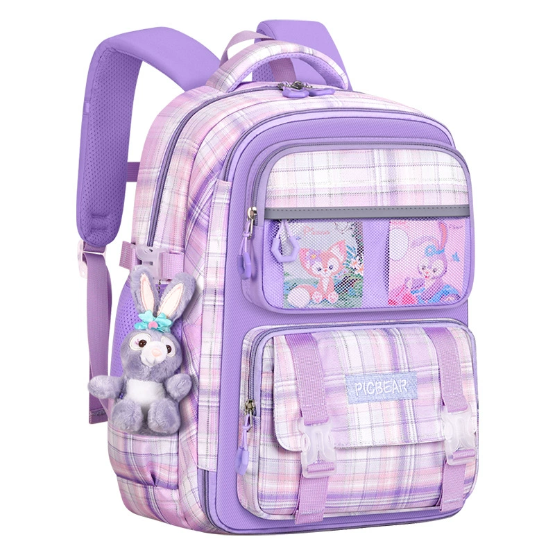 School bag, children's backpack lightweight, spine protection