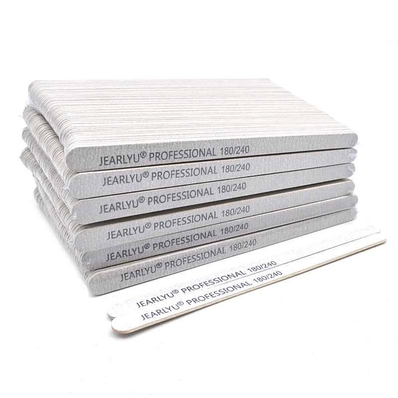 Double-headed Wood Pieces Nail Art Tools Hot-selling Wood Pieces File Dead Skin Powder Dust Brush Nail Manicure Scrub Strip Manicure