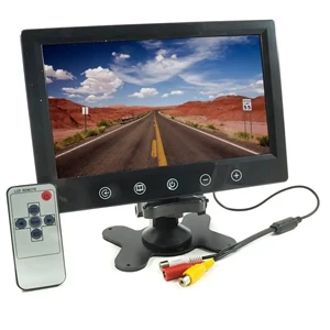 9 düymalı LCD sensor ekran monitoru, 2 AV girişi ilə, video və nəqliyyat vasitəsi üçün