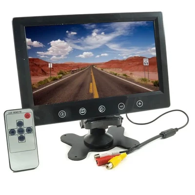 9inch LCD touch screen monitoring monitor, with 2-way AV input, suitable for video monitoring and vehicle display