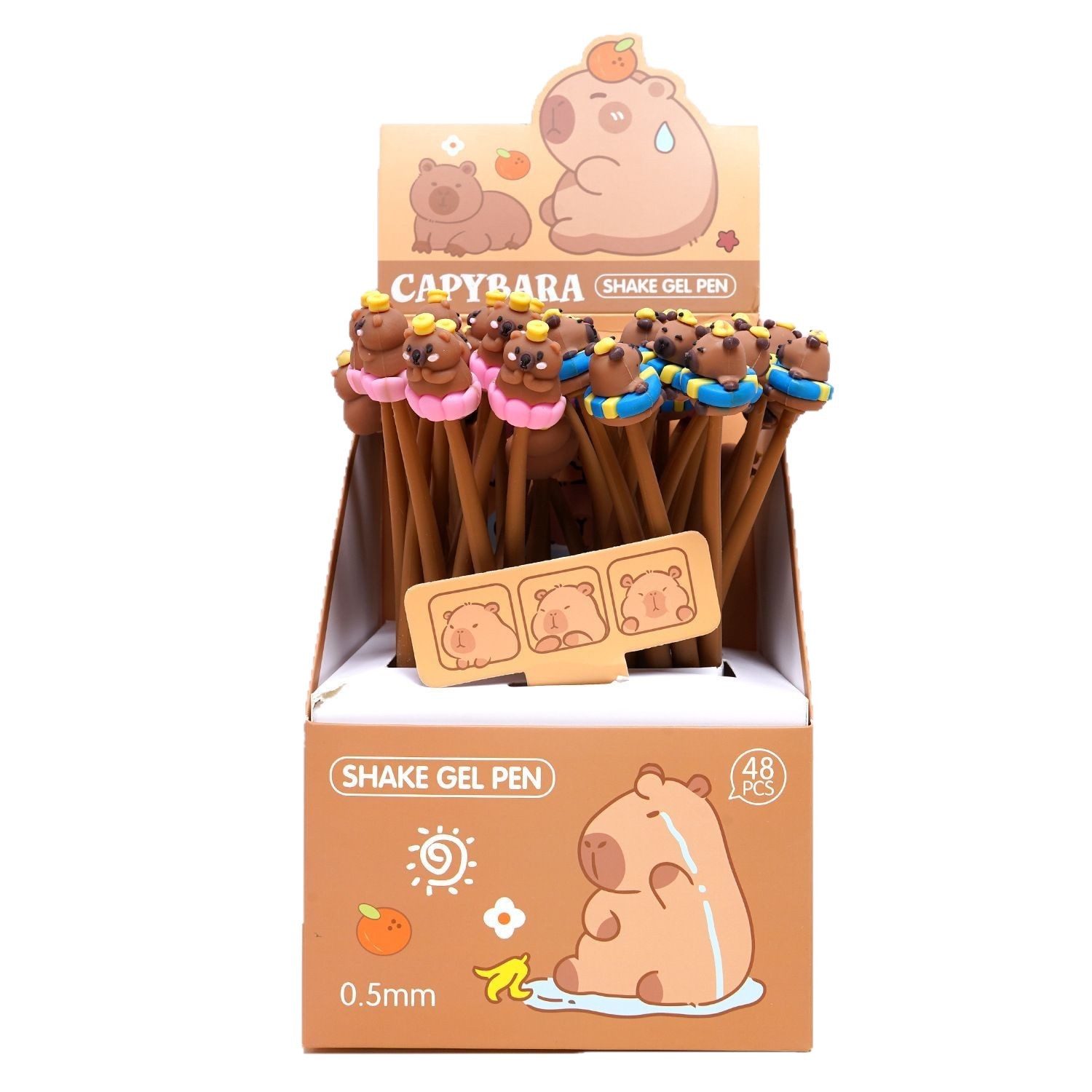 dibujos animados delfines de agua rocadores bolígrafo neutro de descompresión bolígrafo de firma negro bolígrafo de papelería creativo para estudiantes