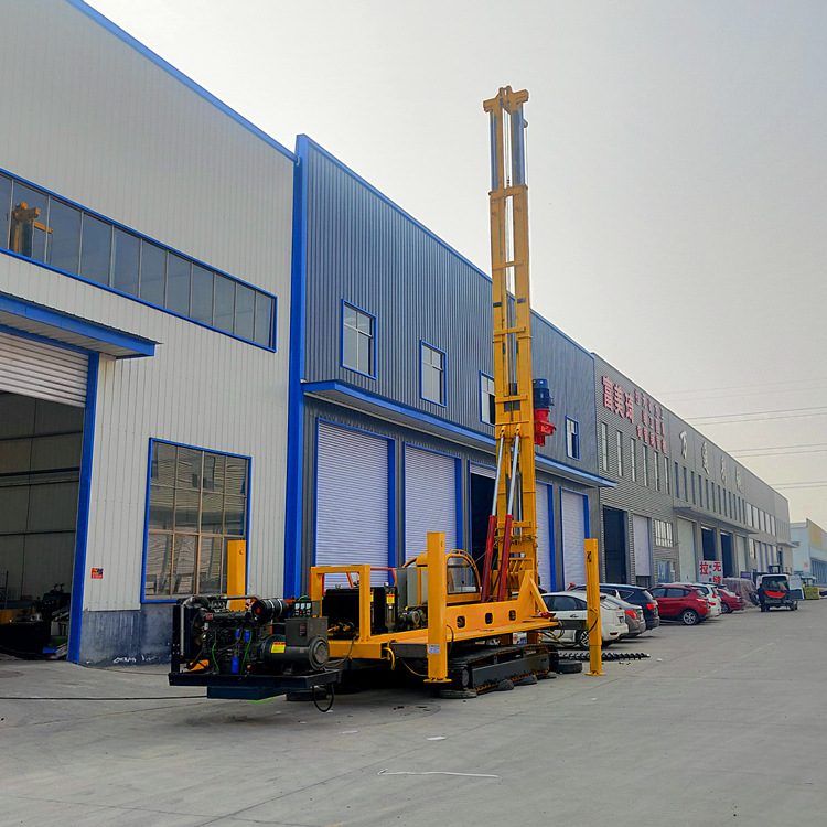 长螺旋地基引孔机 履带式长螺旋打桩机 6-20米360旋转地基引孔机