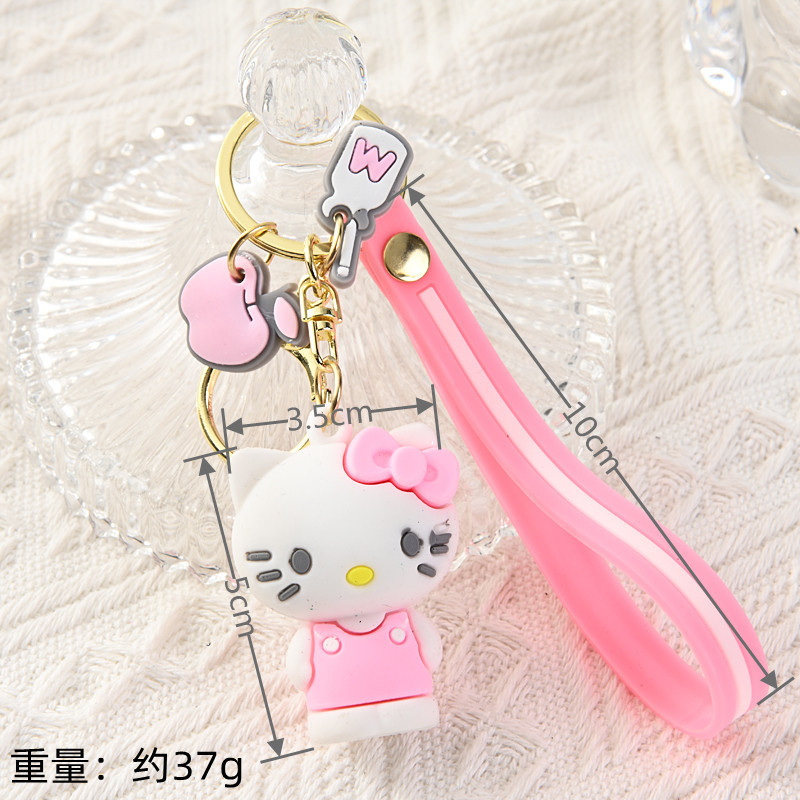 日韓美楽ティ鍵ストラップアニメ三麗鴎キーチェーン公仔卸売り玉桂犬クロミキーチェーン|undefined