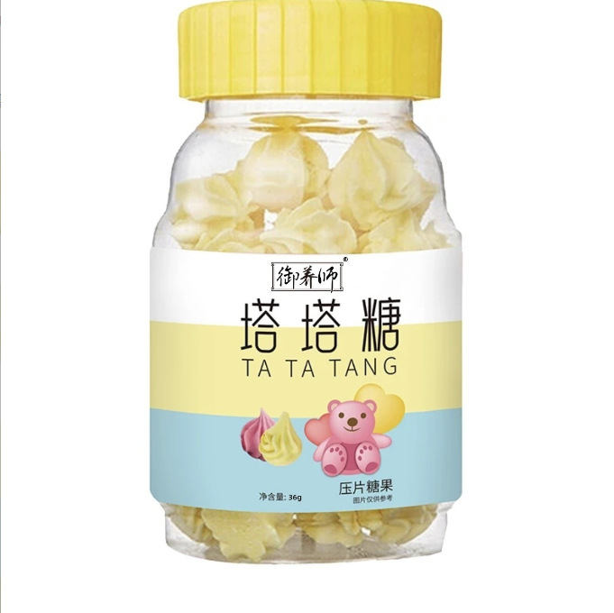 Fruit Flavor Tatta Candy Soft Gummy Kids Snack 36g Bottle Halal Sweet Treat specifications