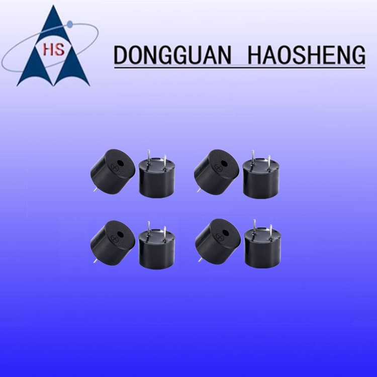 顺丰速发现货1295-12V一体无源/有源蜂鸣器 针脚耐温 16欧高温弯