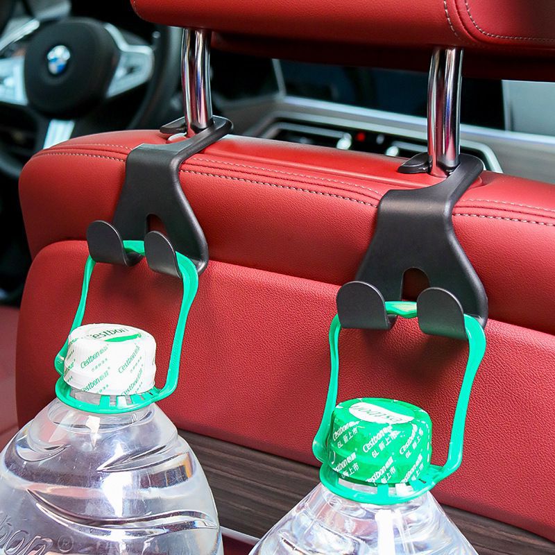 Asiento de coche suministros fuerte y firme pequeño gancho oculto de almacenamiento multifuncional gancho del asiento trasero