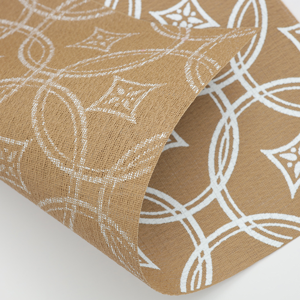 Nuevo Lino placemat PVC Montaña Rusa serigrafía Totem flor antideslizante Placa de aislamiento estera cafetería hogar estera decorativa