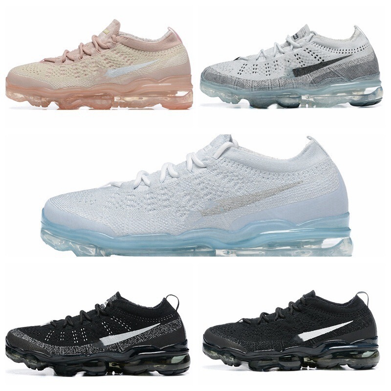 New Air Vapormax 2023 Flyknit Non-Slip Wear-Resistant Low-Top Men's and Women's Trendyy Air Cushion Shoes Running