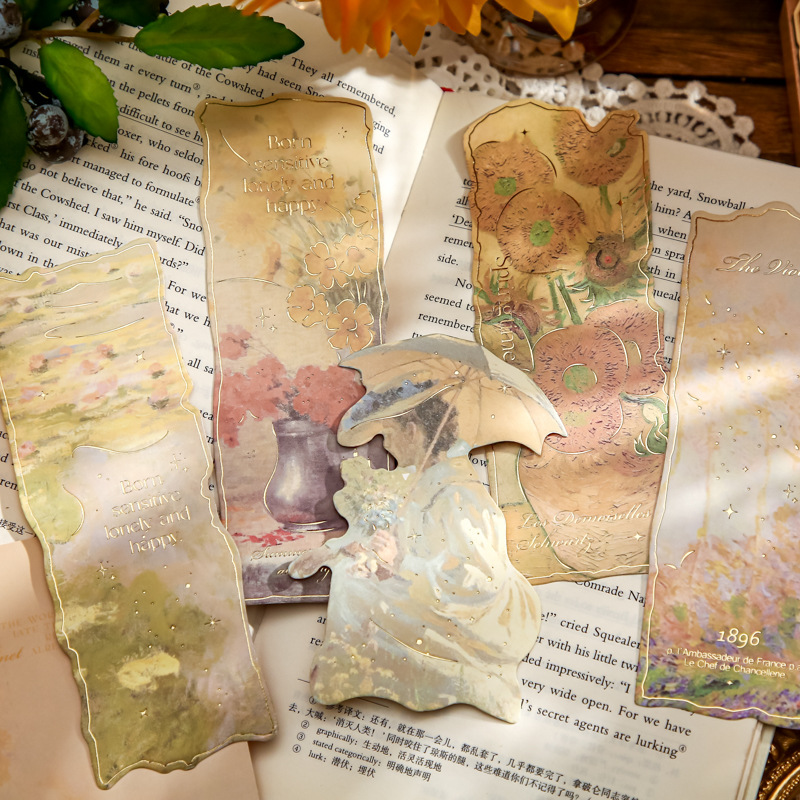 Papel Mr. Ins viento marcado de marca romántico eterno serie marcado de lectura de tarjetas de marcado de retro