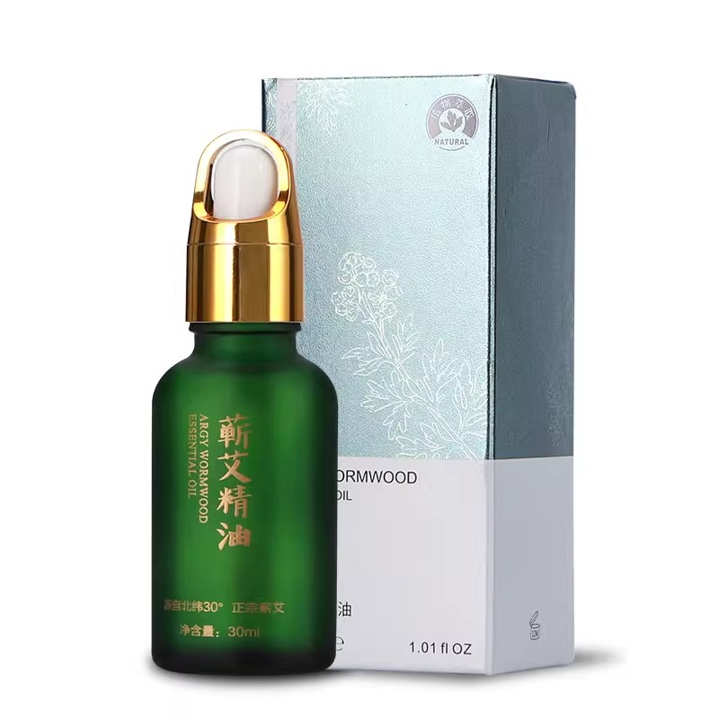 30ml / botella, aceite esencial de moxibustión compuesto de moxibustión, aceite esencial de perfume para todo el cuerpo, compañero de masaje de moxibustión