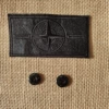 Black cuffling+2 buttons