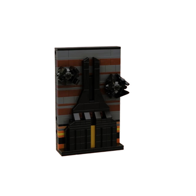 Creative Postcard Building Block Set Small Particle Model Toy_voghion.com