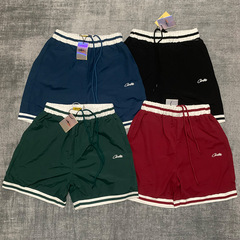 Cross-border fashion brand Corteiz embroidered letter small logo casual sports beach quick-drying shorts loose and versatile five-inch