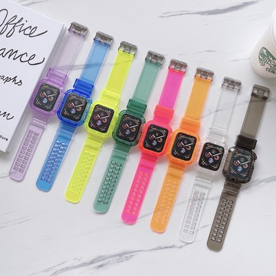 For Mac iwatch Integrated watch soft TPU Watch strap,Universal solid iwatch DROP sets