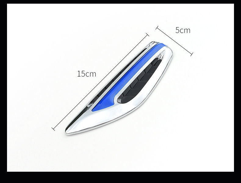 General Motors Blade Vender Side Marker Body Modification Fake Tuyere Decoration Sticker Car Engine Cover Exterior Accessories