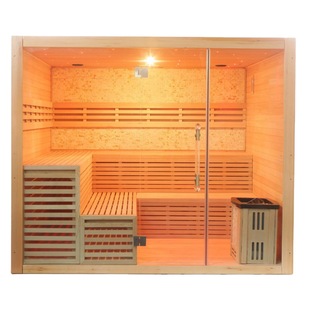Indoor Wooden Steam Sauna Room Traditional Steam Sauna Room