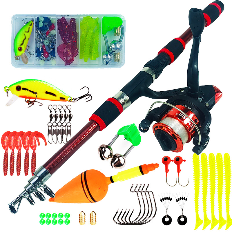 Ultra Short Fishing Rod and Reel Set Image 5