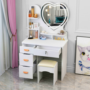 Internet Celebrity Dressing Table Bedroom Mini Small Apartment Princess Modern Simple Makeup Table Economical Dressing Cabinet Dressing Table