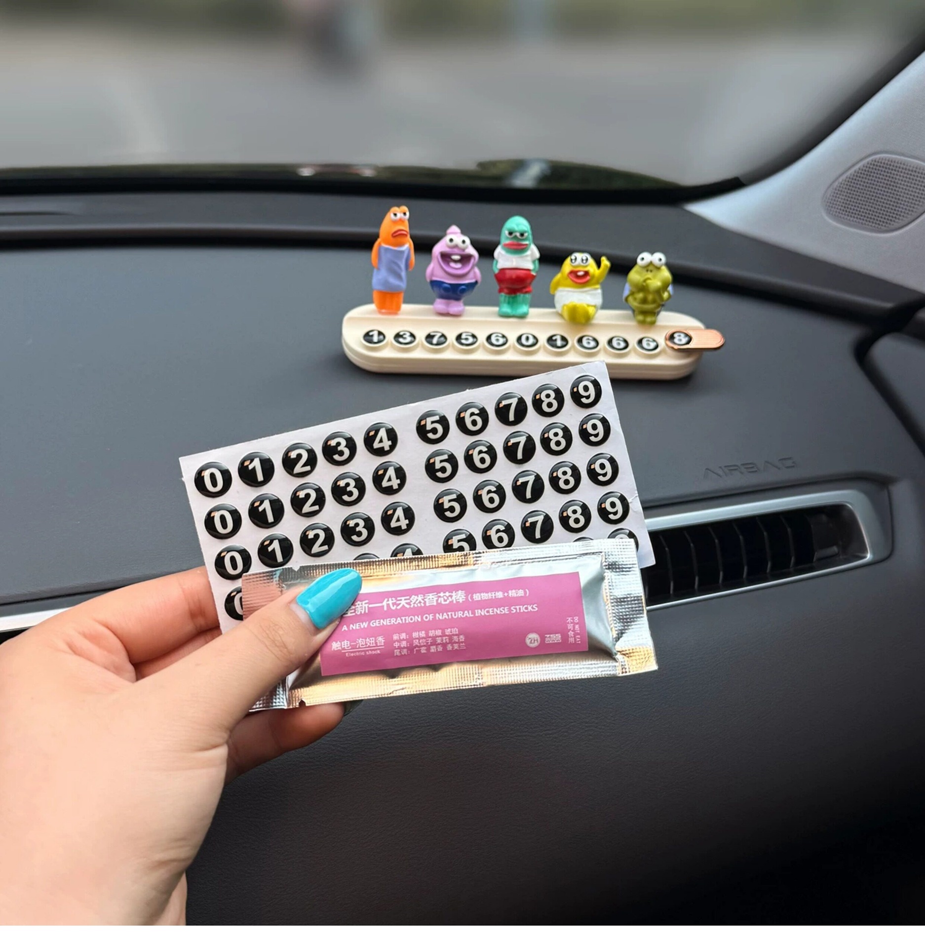 2026 New Bikini Town Temporary Parking Number Plate, Car Moving Phone Number Sign, Cute for Women
