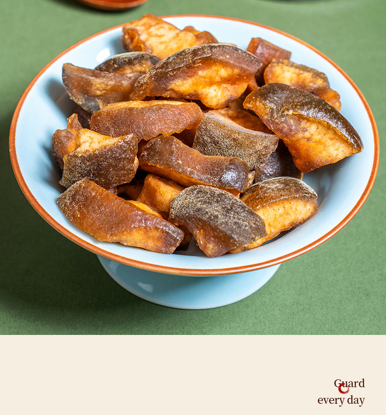 Huazhou Tangerine Peel Preserved Fruit Hua Ju Hong Ready to Eat Herbal Snack 150g specifications