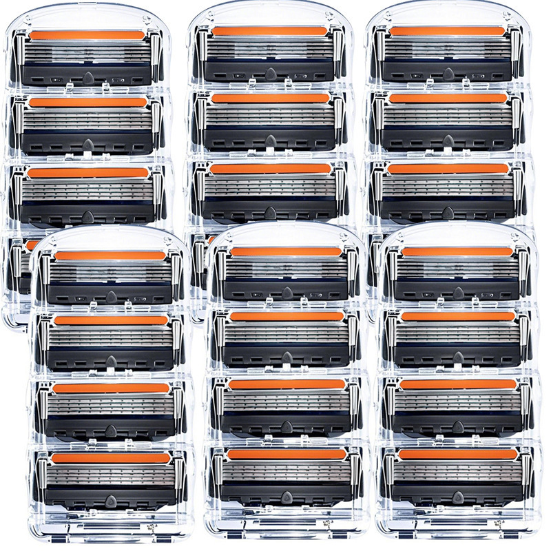 New Five-Layer Manual Razor for Men with Sharp Blades and Anti-Scratch Features New Five-Layer Manual Razor for Men with Sharp Blades and Anti-Scratch Features