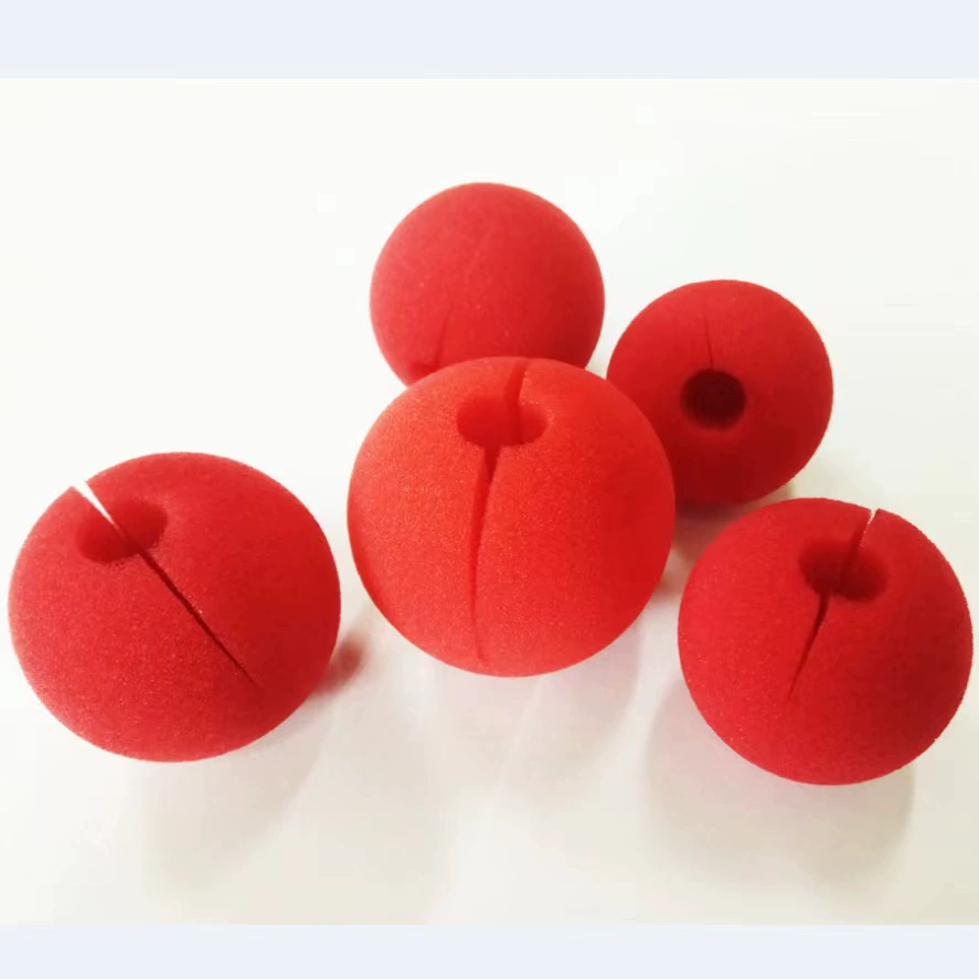 Губка для Хэллоуина, нос клоуна, красный, новая и уникальная игрушка, губка, мяч, клоун, забавный волшебный реквизит