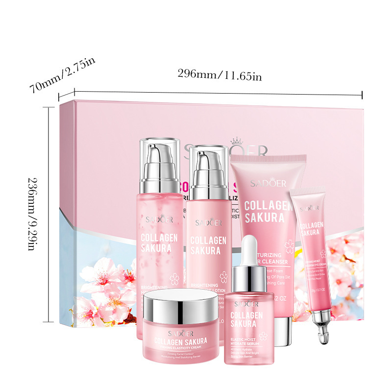 全英語SADOER桜コラーゲン補水潤いスキンケアセットクロスボーダー対外貿易卸売り|undefined