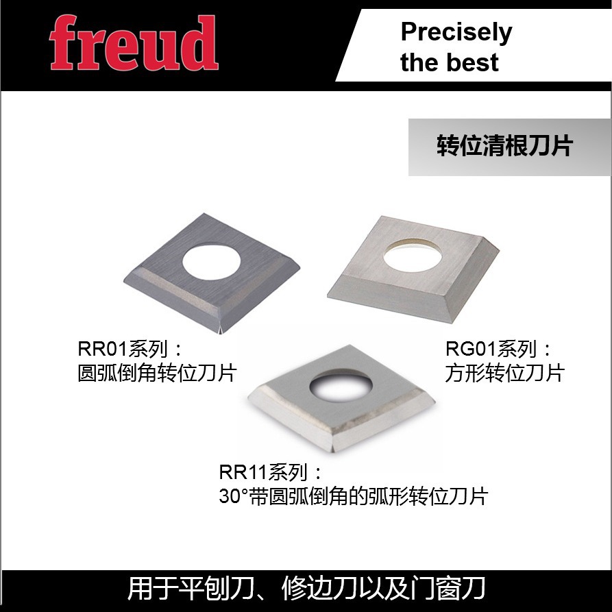 意大利Freud锐无*敌 硬质合金清根刀片 RG01M AL3/14x14x2x30°