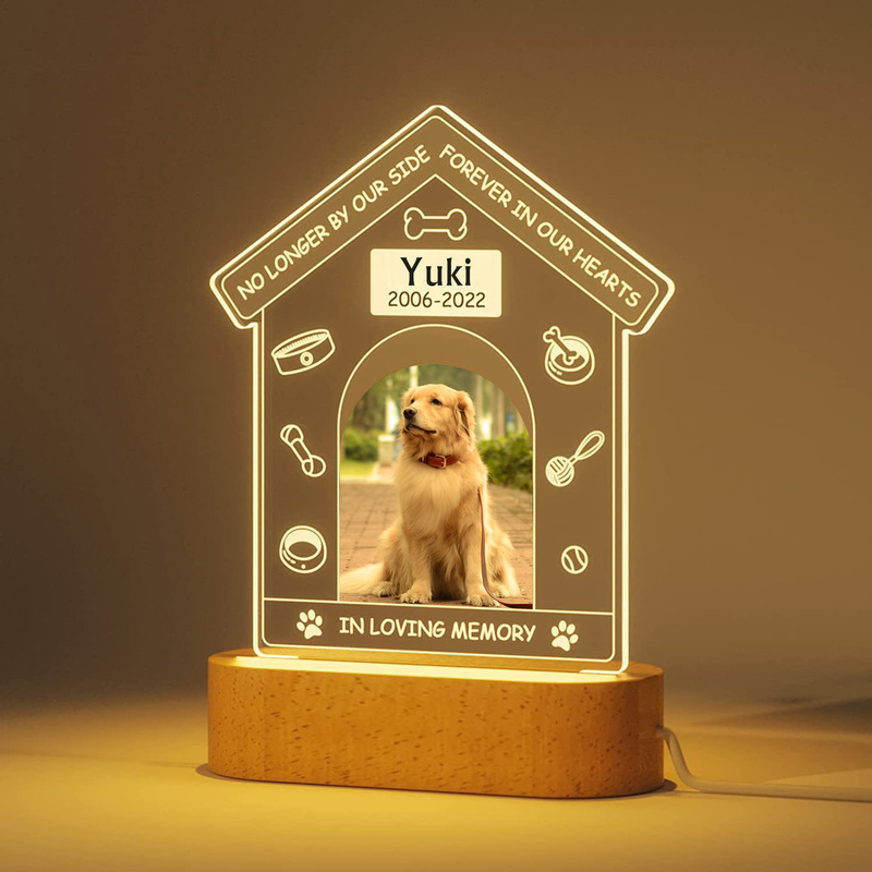 Independent station in Stock Wooden night light wholesale dog commemorative photo frame night light pet commemorative color printing picture night light Independent station in Stock Wooden night light wholesale dog commemorative photo frame night light pet commemorative color printing picture night light