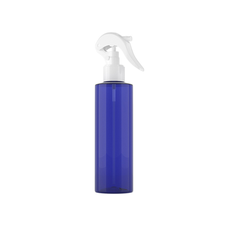 250ml botella de spray de hombro plano boquilla de ratón de gran capacidad desinfectante sub-botella de plástico para mascotas botella vacía