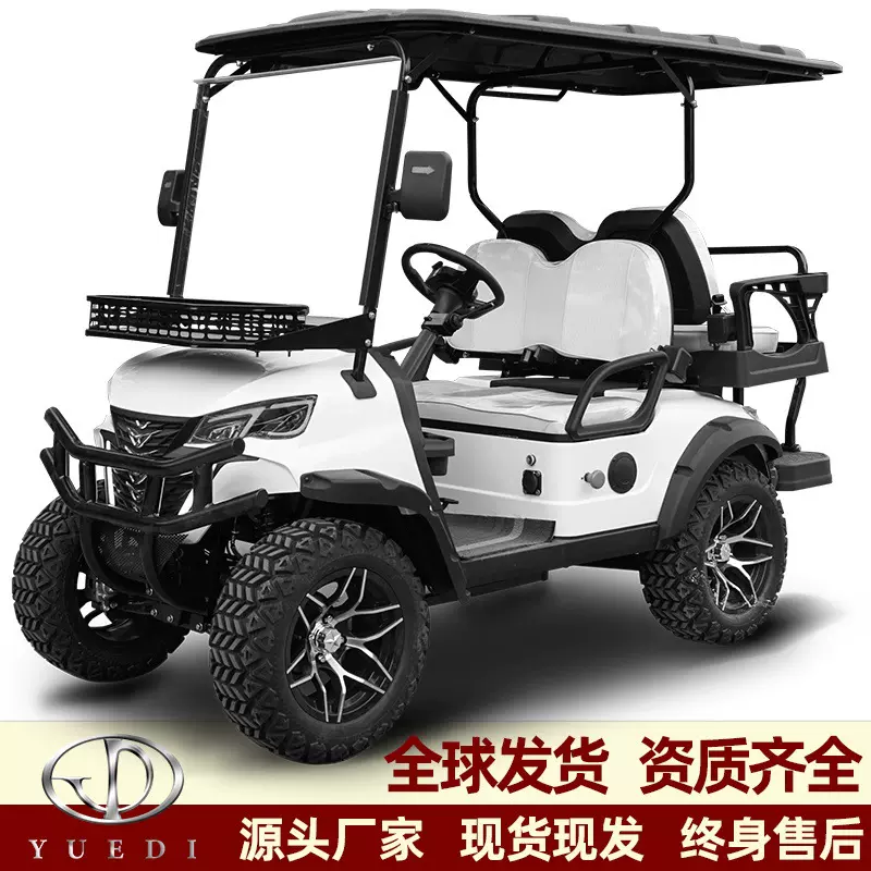 外贸出口电动高尔夫球车景区酒店游览摆渡观光车燃油款车巡逻