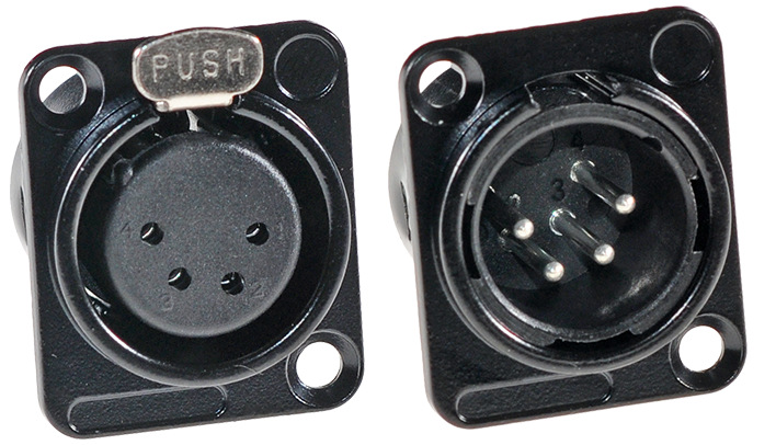 Cabeza de cañón de audio HF enchufe de alimentación iluminación de escenario pantalla micrófono XLR equilibrio image 24