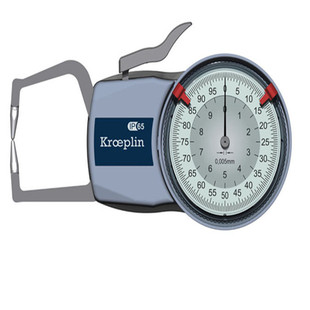 Germany kroeplin pointer type external card gauge D110 needle disc type external card gauge handheld external card gauge spot