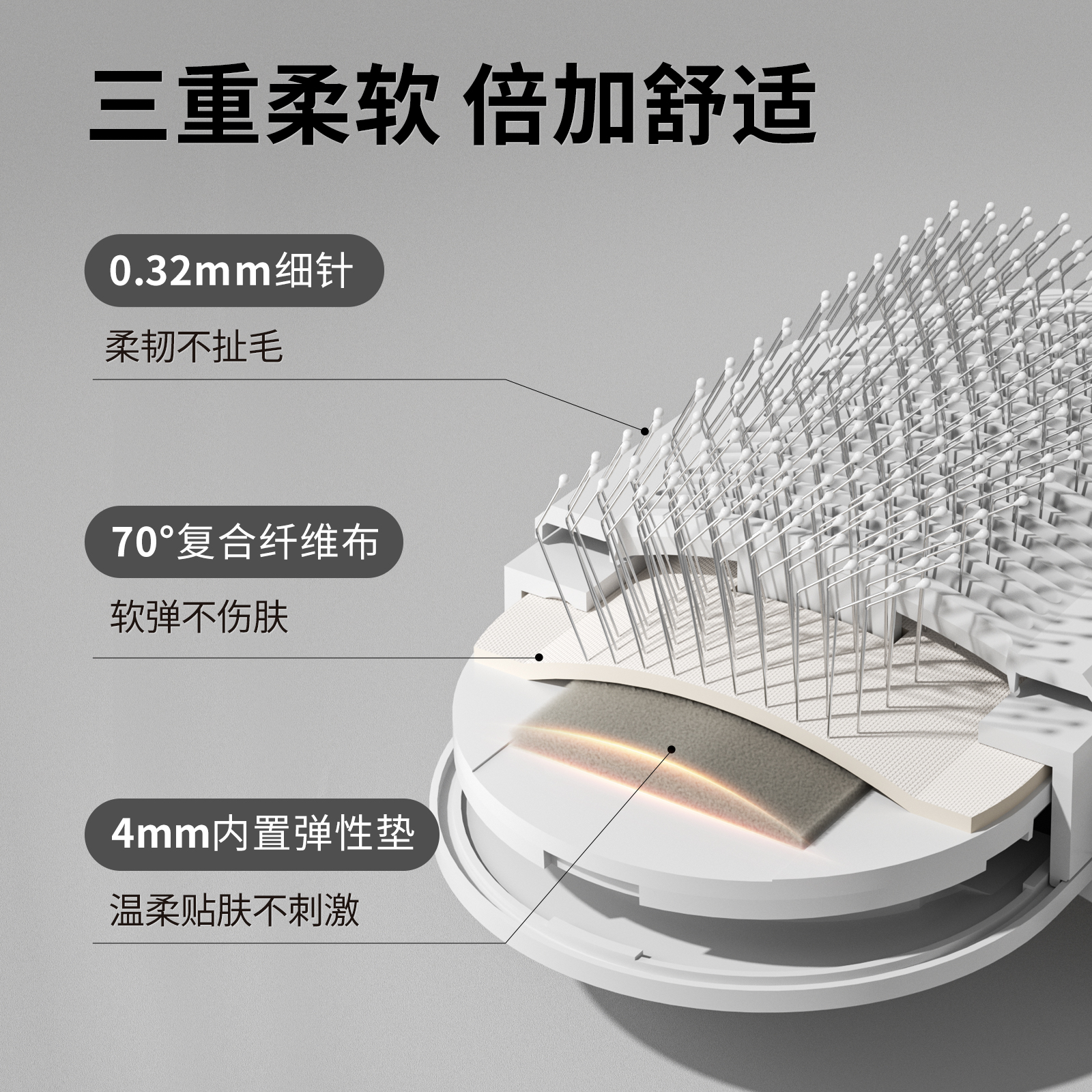 Peine para mascotas Peine para gatos Peine para depilación flotante Masaje limpiador Peine para perros Peine para perros Productos de limpieza Peine para gatos