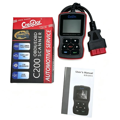 Cross-border foreign trade C200 multifunctional OBD2/EOBD scanner car diagnostic device with multi-language fault detection (Avtomobil diaqnostika alətləri) - c200-carton-packaging