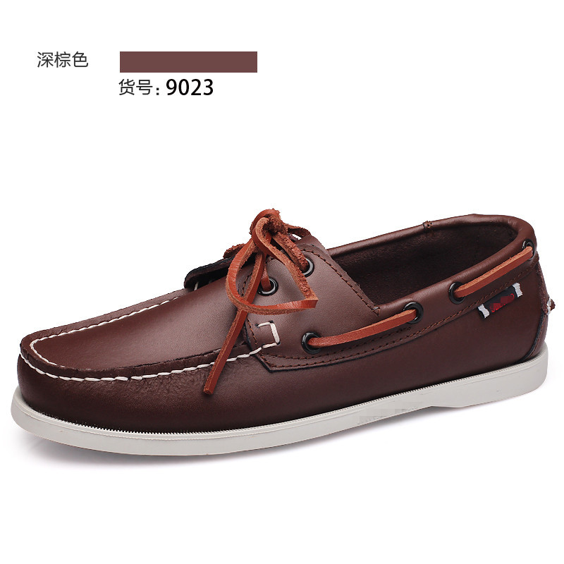 Zapatos transfronterizos para hombres, comercio exterior, zapatos de vela de gran tamaño, versión coreana para hombres, conducción de moda, zapatos de guisantes, zapatos casuales, zapatos de cuero, AliExpress para hombres