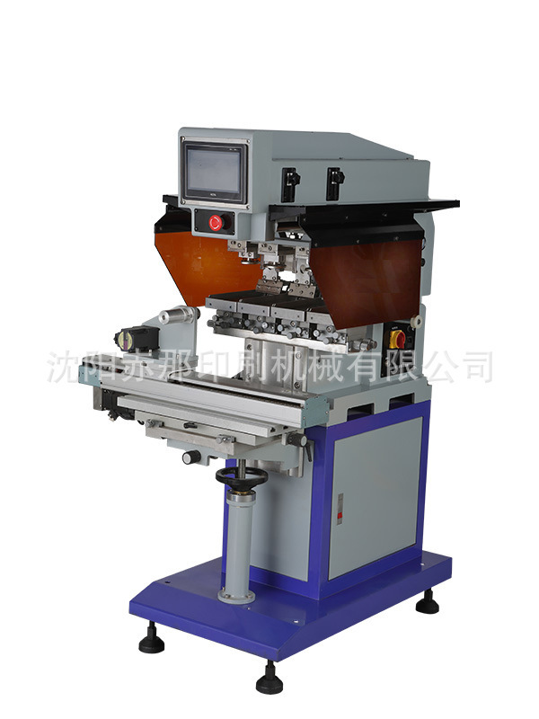 Automatic four-color nail tatting pad printing machine multi-color color nail polish pattern printing machine red manufacturer