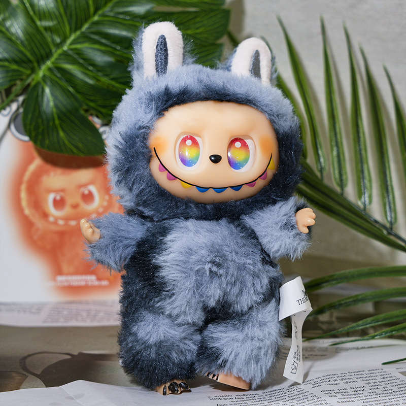 Angelino Jefe ZIMOMO LABU TABLABU Serie de adornos muñecas de peluche colgantes de llaves