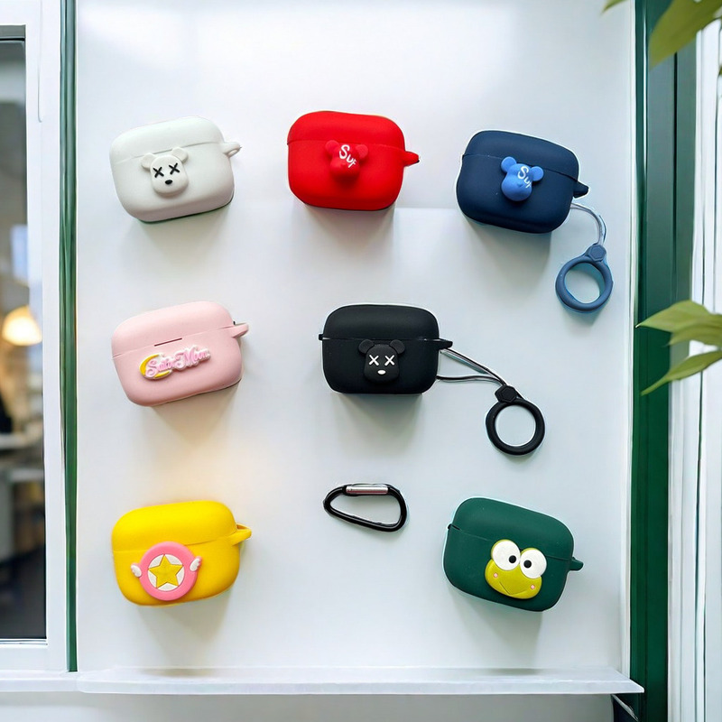 For JBL T230NCTWS wireless bluetooth headset protective cover cartoon T130 trend silicone soft case