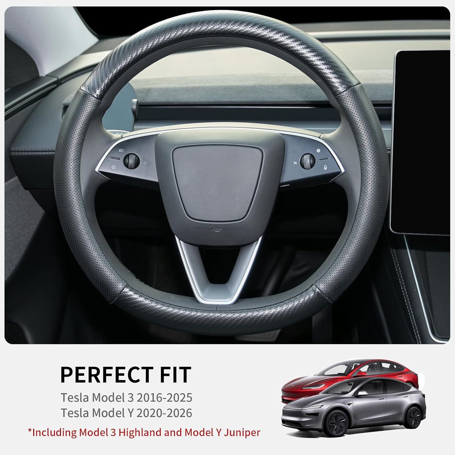 Cross-Border Amazon Bestseller Suitable for Tesla Compatible Model3/Y Non-Slip Breathable All-Season Universal Handle Cover