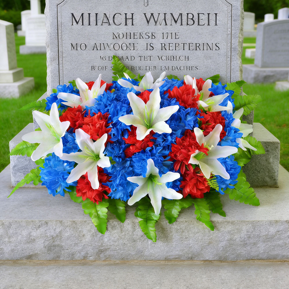 热卖批发仿真菊花马鞍花墓碑陵园清明祭祀摆放塑料绢花假花花朵