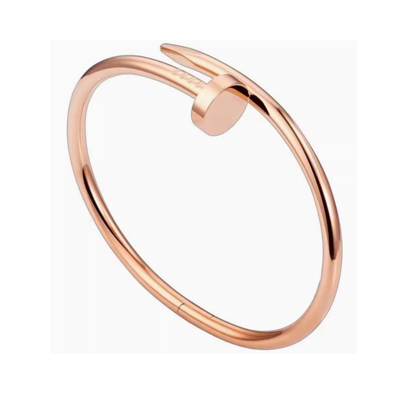 Rose gold·glossy nails