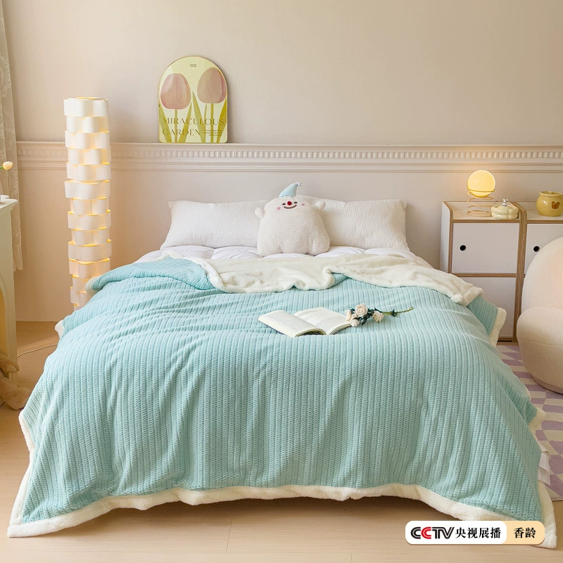 Winter duvet for sleep, coral sofa, increased thickness