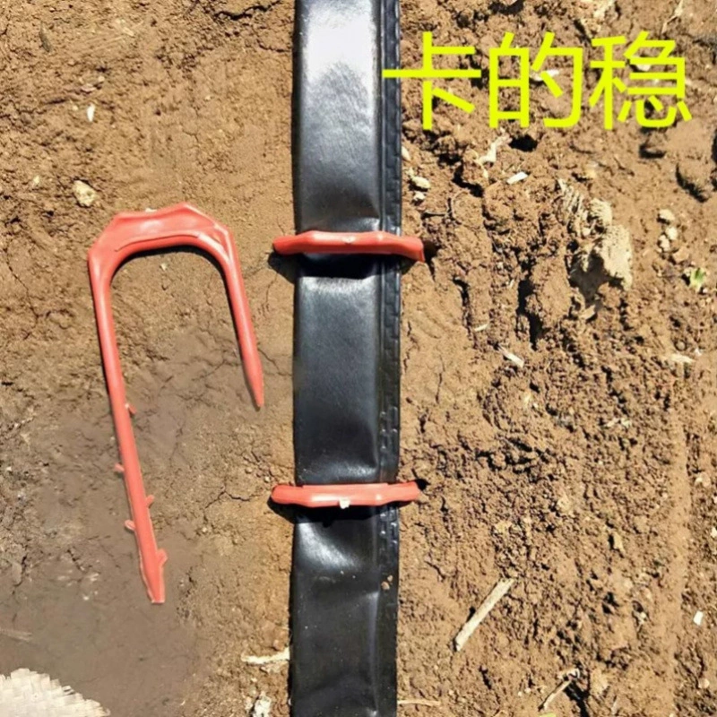 Коммерческая фиксированная вилка для полива растений с лентой капельного орошения, 4 гвоздильные пистолеты для заземления, крюк для капельного орошения для крепления водопроводных труб, капельное орошение для полива гвоздевых труб 6.