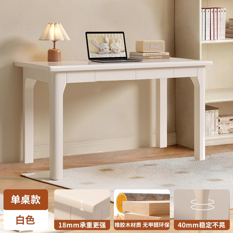 Escritorio de madera sólida dormitorio de niñas pequeño escritorio de estudio de estudiantes domésticos contra la pared 40cm escritorio de computadora estrecha