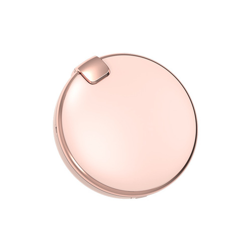 Customized Gift Retro Dual-Sided Heated Makeup Mirror Power Bank with Three-in-One Function, with Built-in Cord USB Hand Warmer