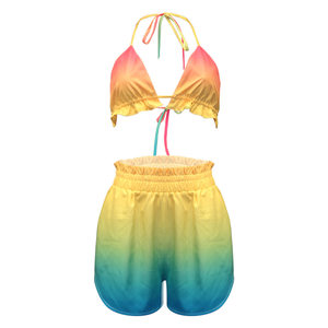 product - wholesale Printed Sexy Beachwear Swimsuit Three-Piece Suit Women - 10